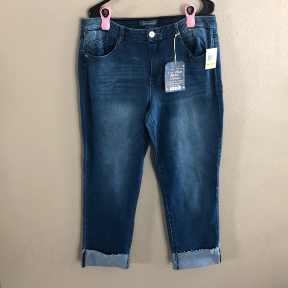 Democracy Denim - Democracy “Flex-Ellent” High Rise Girlfriend Jeans